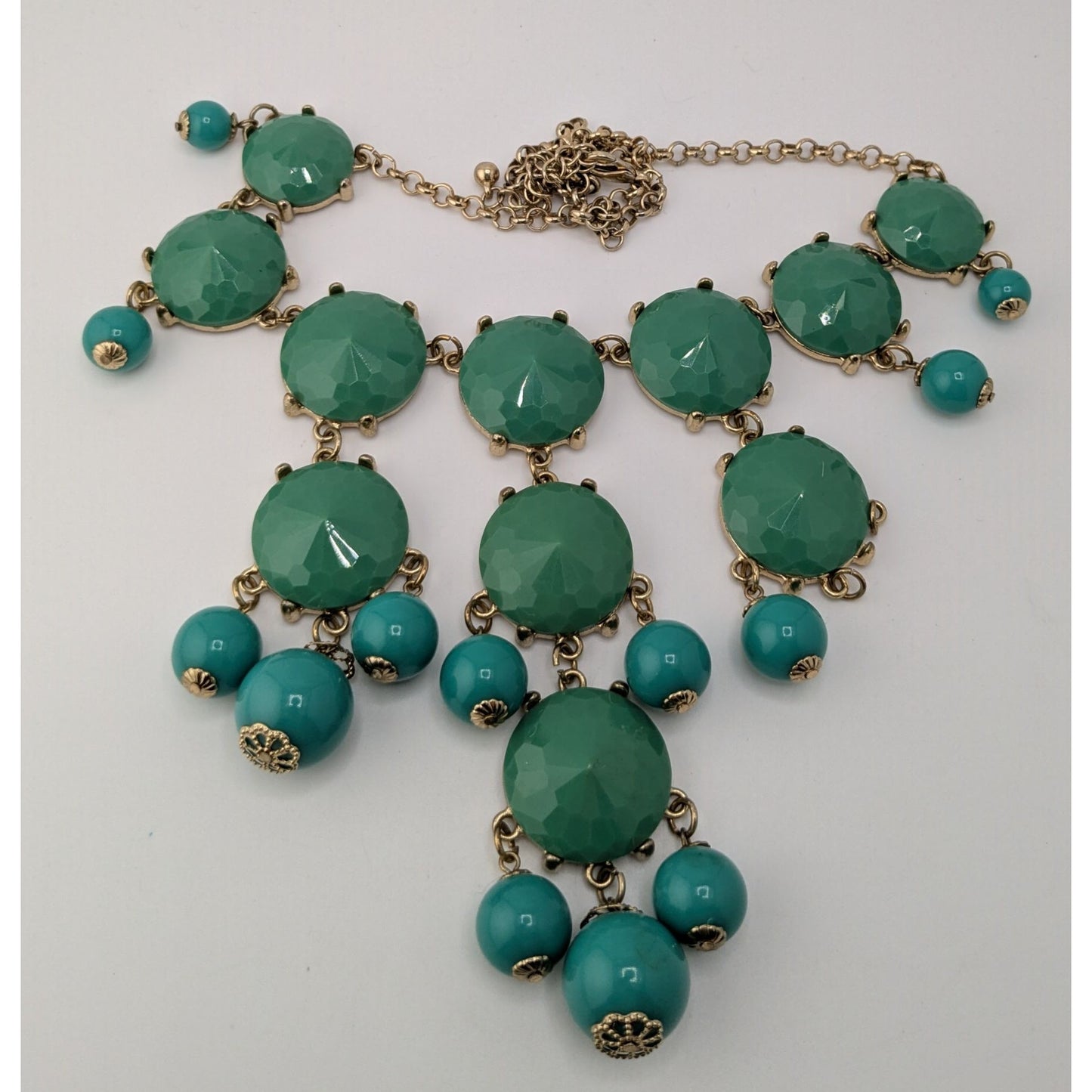 Y2K Bubble Bib Statement Necklace