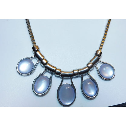 Fairycore Moonglow Light Purple Graduated Necklace