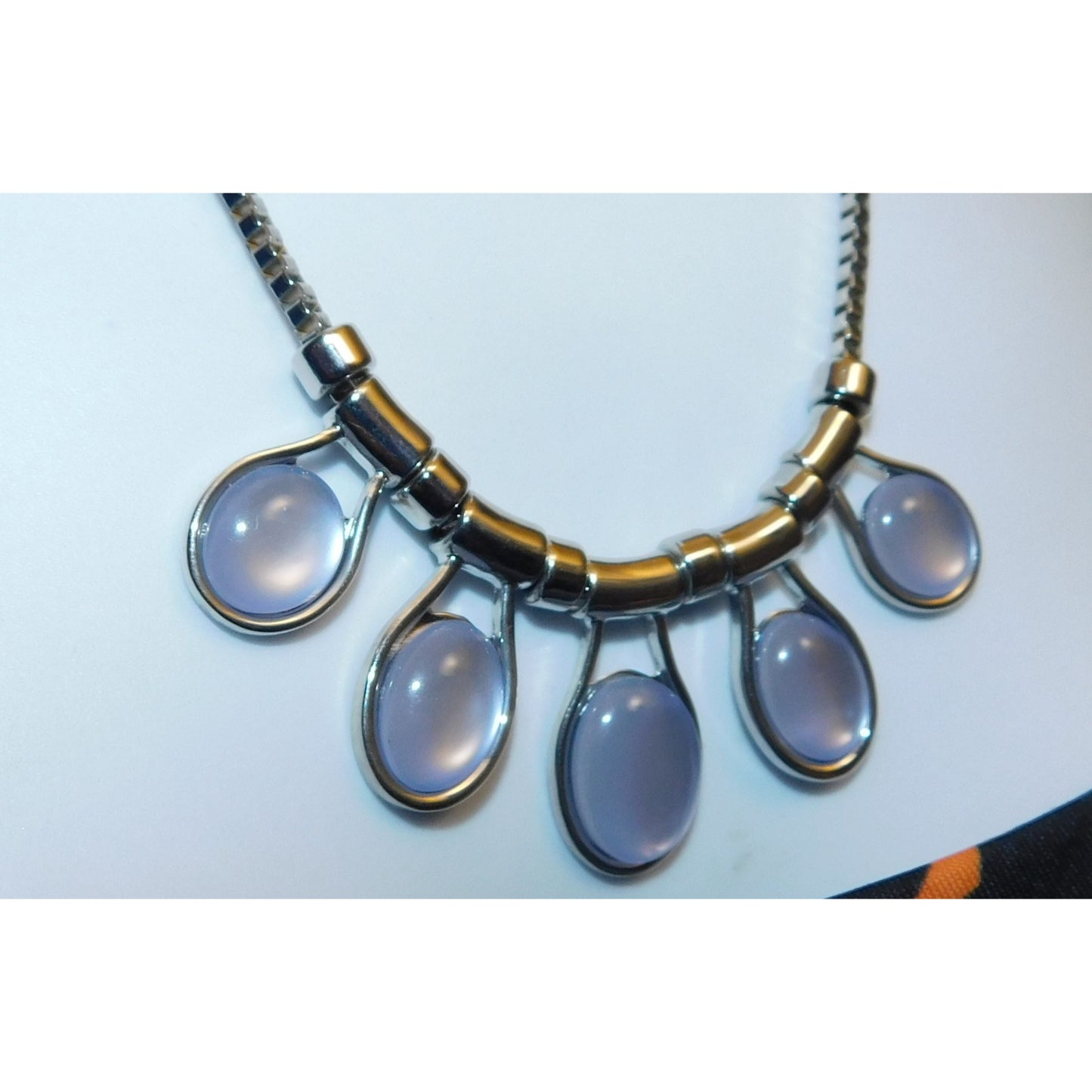 Fairycore Moonglow Light Purple Graduated Necklace