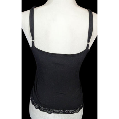 Kuromi Sanrio Pastel Goth Purple And Black Lace Up Corset Tank