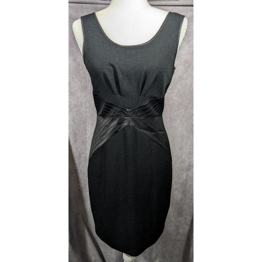 Rachel Zoe Preppy Goth Sleeveless Little Black Dress Size 6
