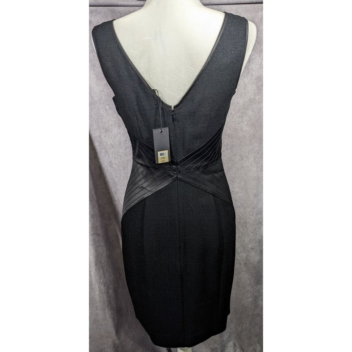 Rachel Zoe Preppy Goth Sleeveless Little Black Dress Size 6