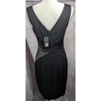 Rachel Zoe Preppy Goth Sleeveless Little Black Dress Size 6