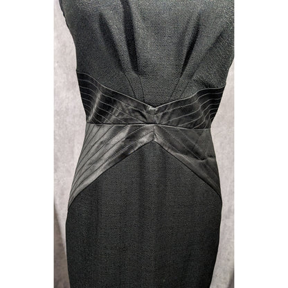 Rachel Zoe Preppy Goth Sleeveless Little Black Dress Size 6