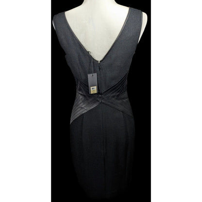 Rachel Zoe Preppy Goth Sleeveless Little Black Dress Size 6