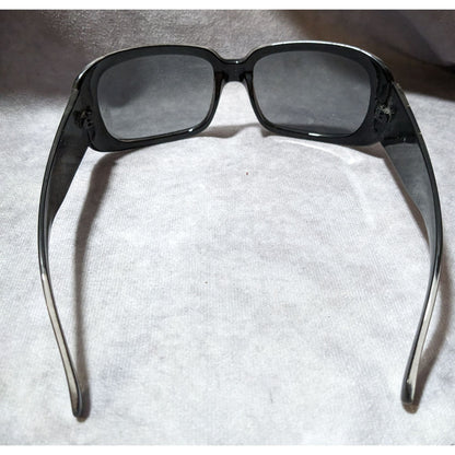 D6 Retro Dark Grey Metallic Unisex Sunglasses