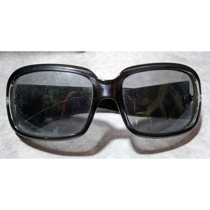 D6 Retro Dark Grey Metallic Unisex Sunglasses