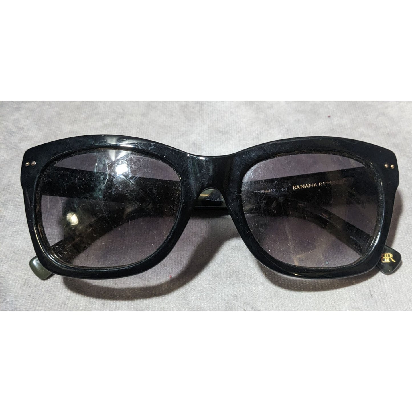 Banana Republic Black And Tortoise Margeaux Sunglasses