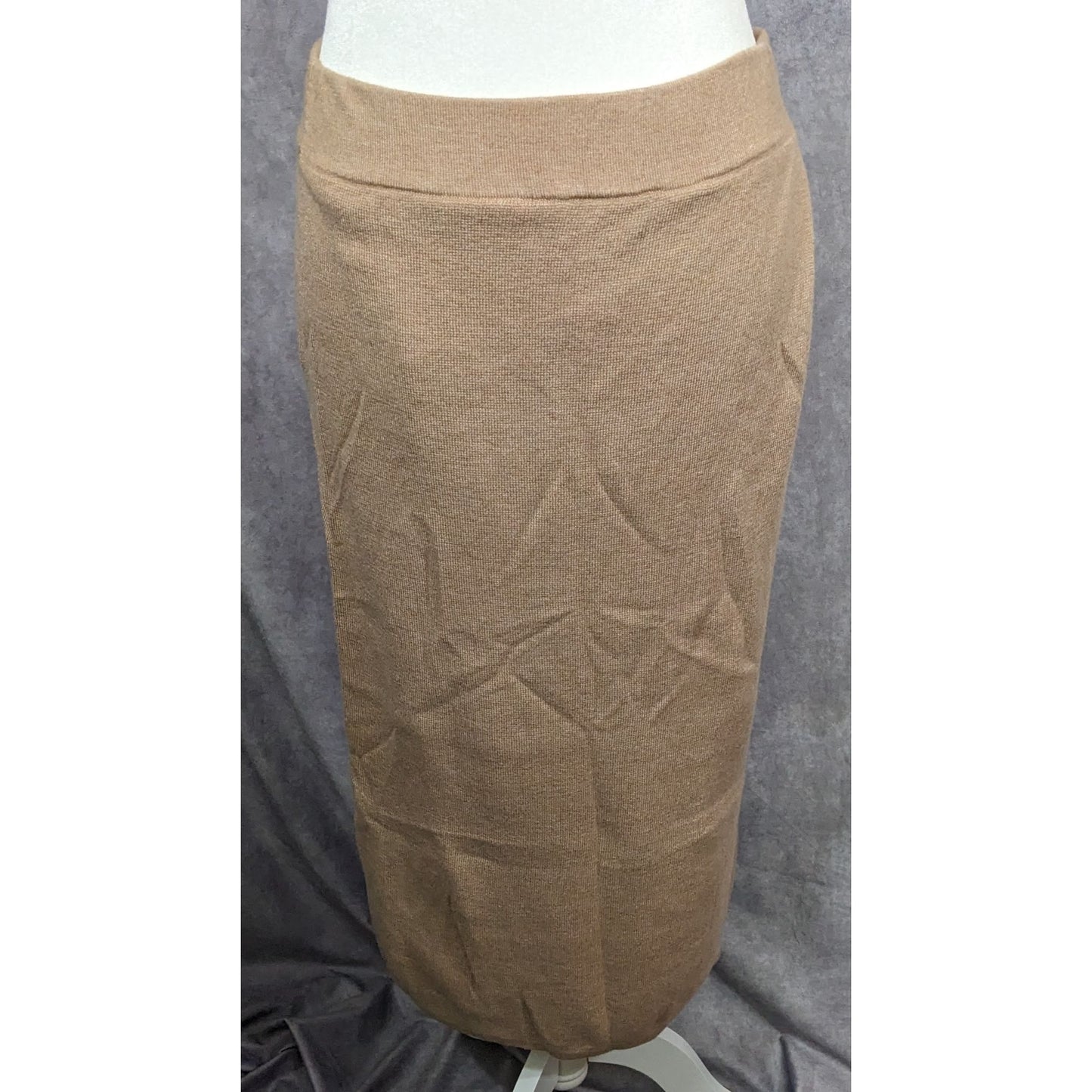 Banana Republic Tan Wrap Sweater Midi Skirt