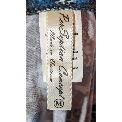 PerSeption Concept Blue Floral Sleeveless Dress