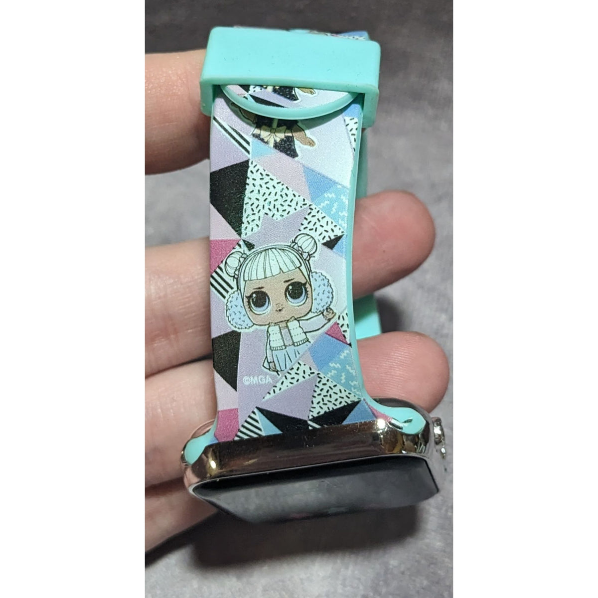 Y2K Kidcore LOL Surprise Watch Pastel Character Print Square Face