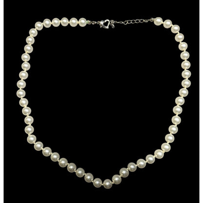 Elegant Classic Faux Pearl Beaded Neckalce