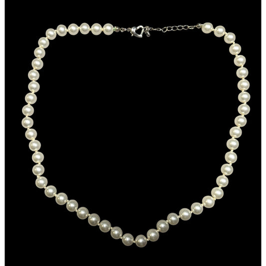Elegant Classic Faux Pearl Beaded Neckalce