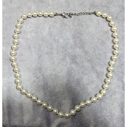 Elegant Classic Faux Pearl Beaded Neckalce