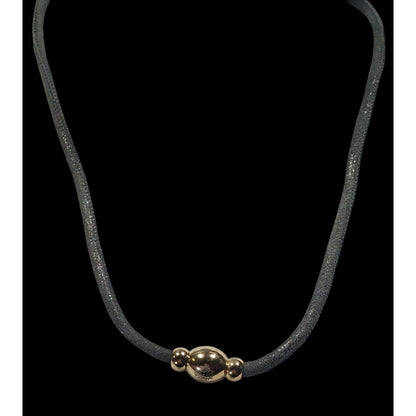 Modern Qudo Shimmery Grey Suede Wrap Bracelet