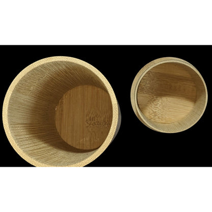 Eco Minimalist Bamboo Glasses Case Austere Cylindrical Eyeglass Sunglasses Holder