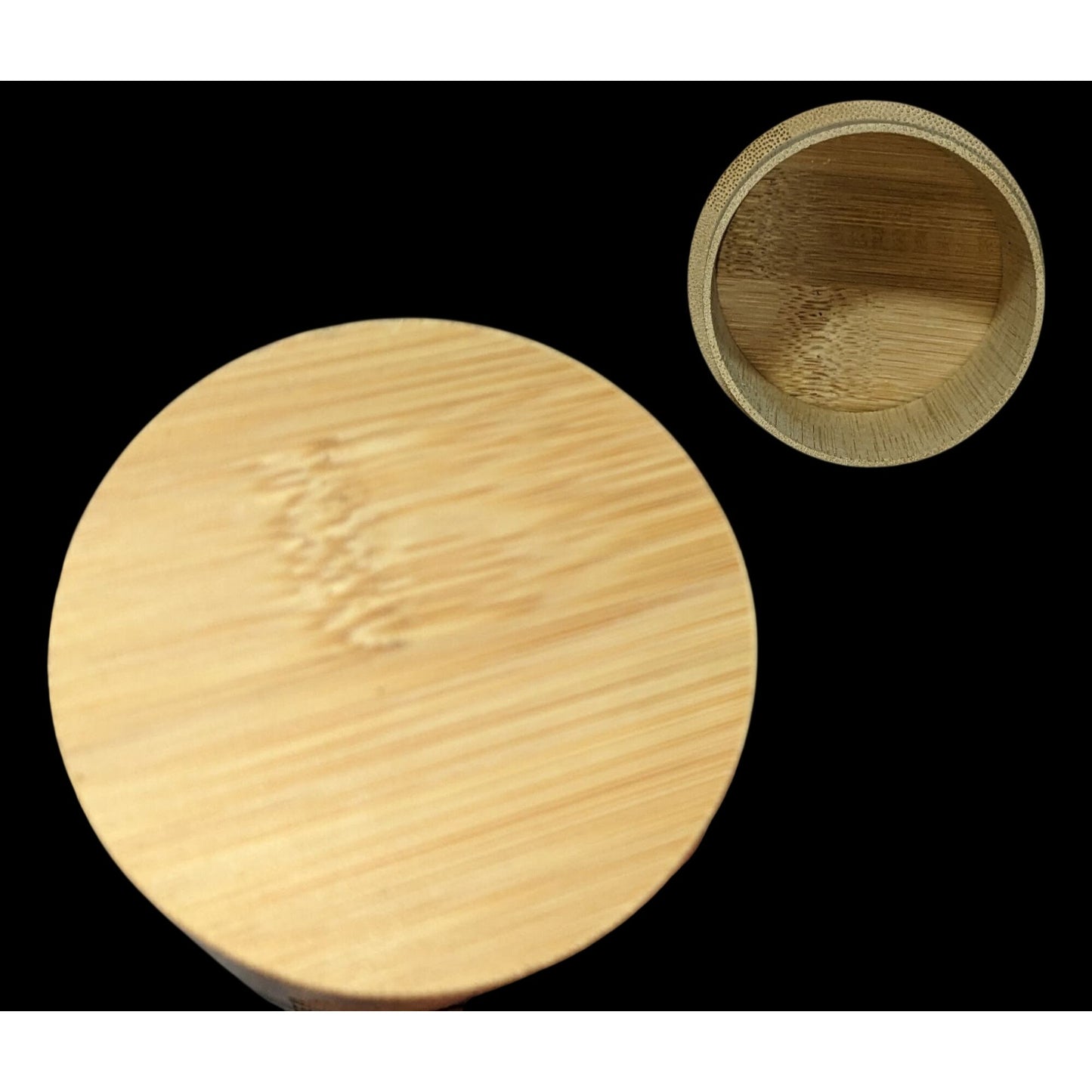 Eco Minimalist Bamboo Glasses Case Austere Cylindrical Eyeglass Sunglasses Holder