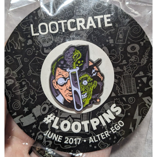 Geekcore Mad Scientist Horror Loot Crate June 2017 Alter Ego Lapel Pin