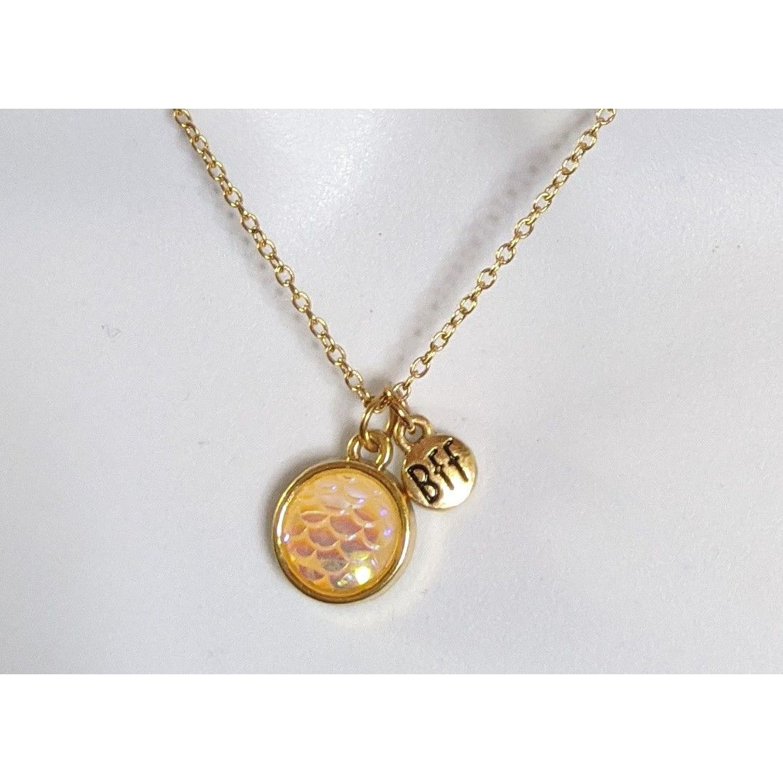 Whimsical Dragon Scale BFF Necklace