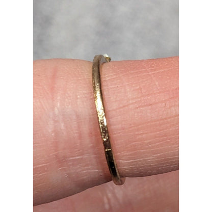 Elegant Glam Gold Tone Clear Gemmed Ring Size 7 1/4