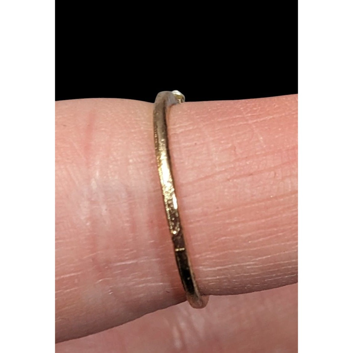 Elegant Glam Gold Tone Clear Gemmed Ring Size 7 1/4