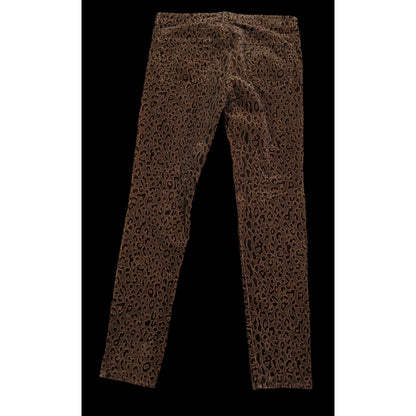 Brown Leopard Print Corduroy Pants by Kut From The Kloth