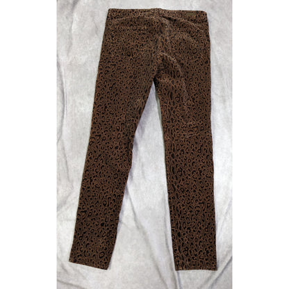 Brown Leopard Print Corduroy Pants by Kut From The Kloth