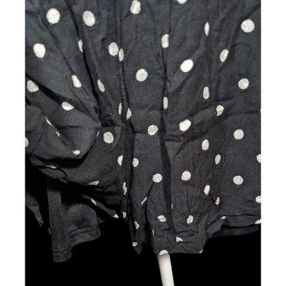 French Laundry Skort Black With White Polka Dots