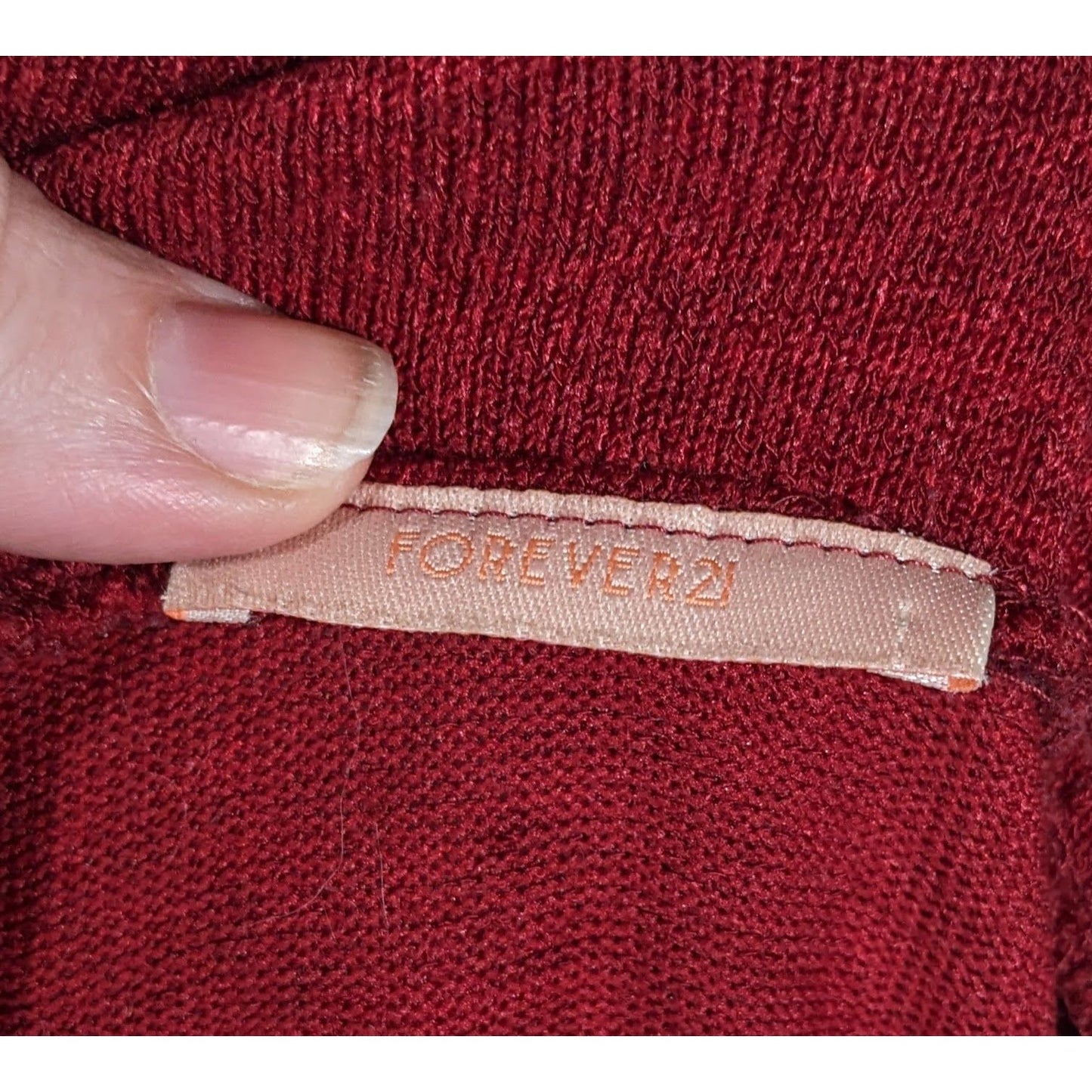 Vintage Y2K Forever 21 Red Longline Cardigan