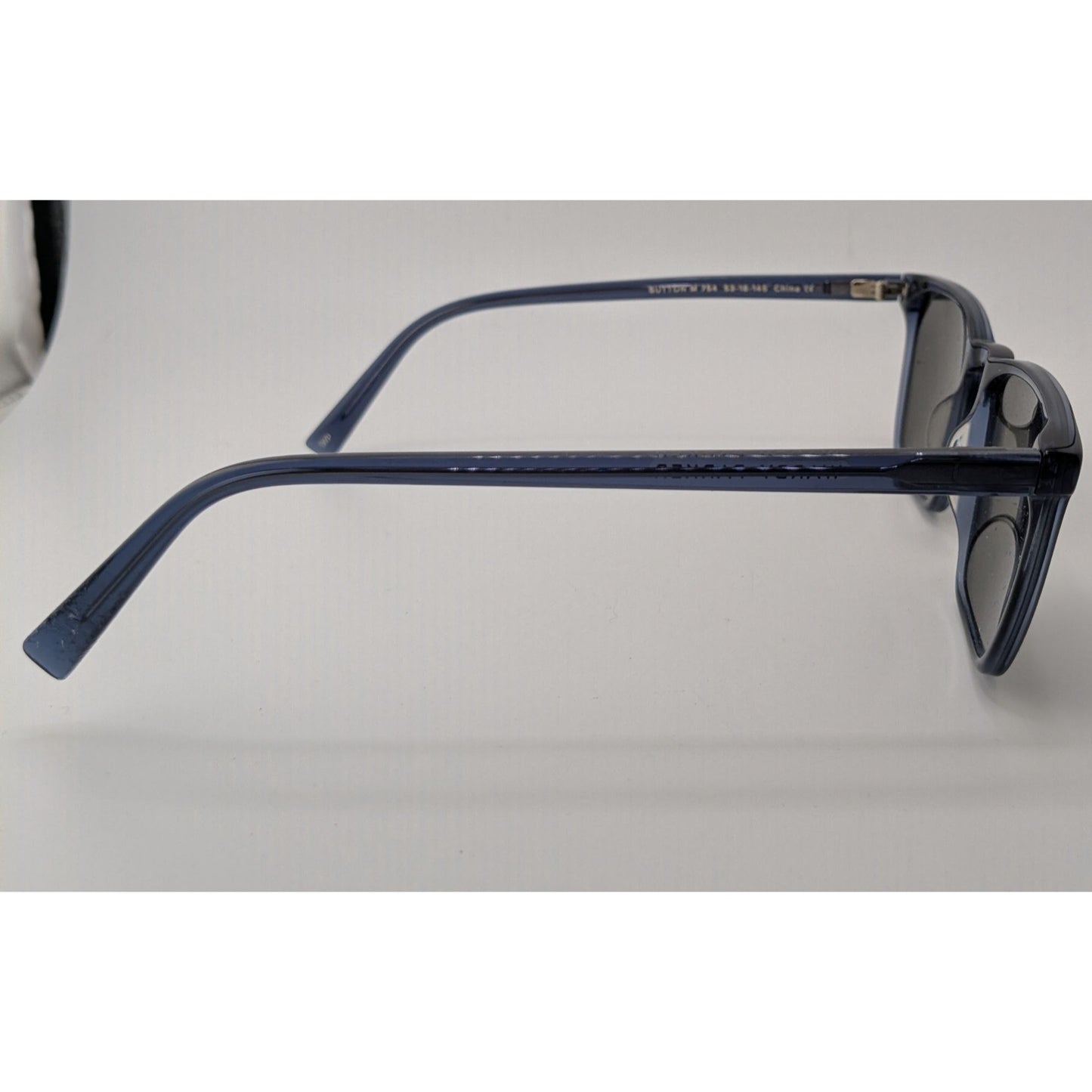 Warby Parker Sutton Sunglasses 53mm Navy Blue Acetate Frame With Black Lenses