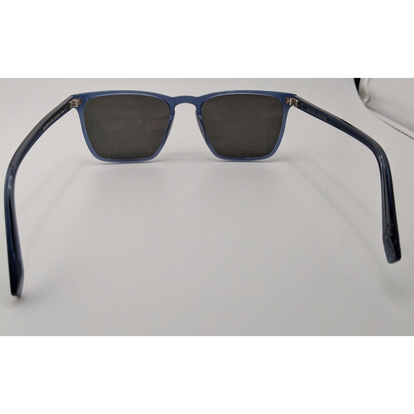 Warby Parker Sutton Sunglasses 53mm Navy Blue Acetate Frame With Black Lenses