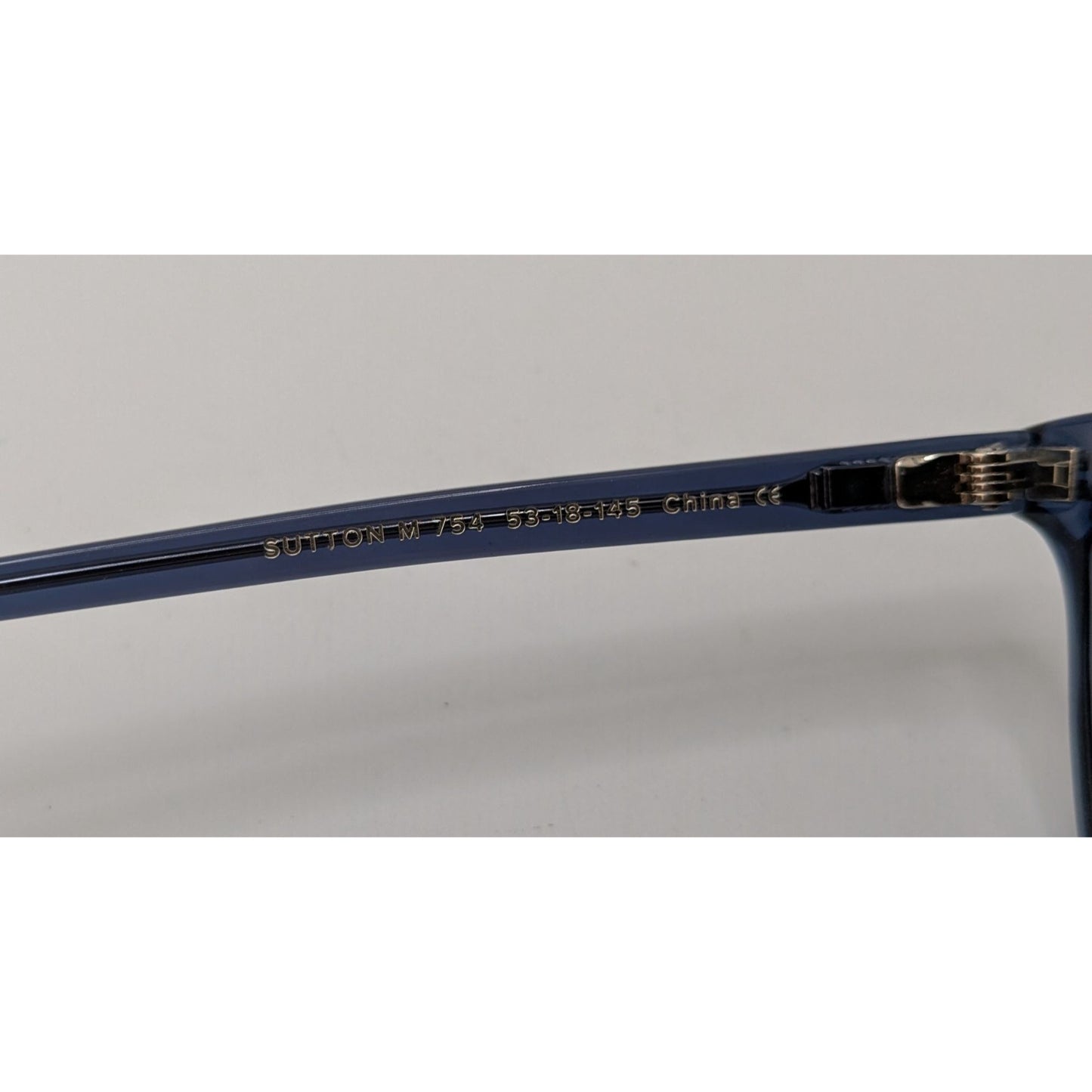 Warby Parker Sutton Sunglasses 53mm Navy Blue Acetate Frame With Black Lenses