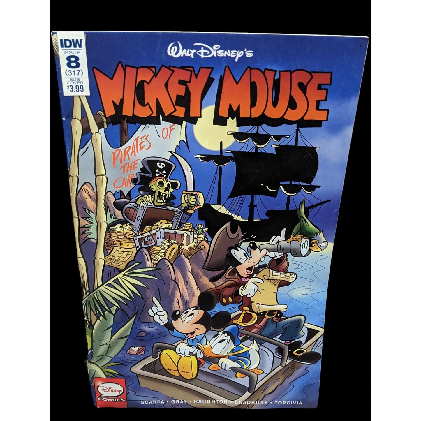 Mickey Mouse Issue 8 Sub Cover First Printing Comic Book