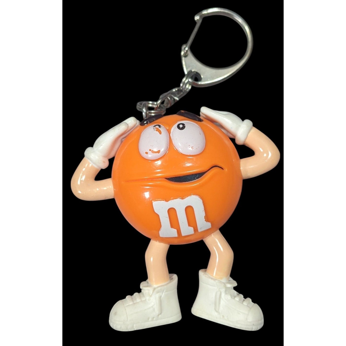 Orange M&M 2011 Figural Keychain Flashlight