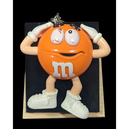 Orange M&M 2011 Figural Keychain Flashlight