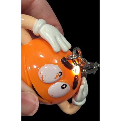Orange M&M 2011 Figural Keychain Flashlight