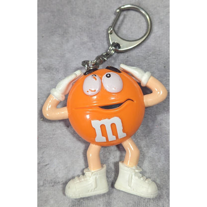 Orange M&M 2011 Figural Keychain Flashlight