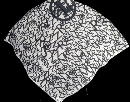 Rossmann Black & White Logo Patterned Square Scarf