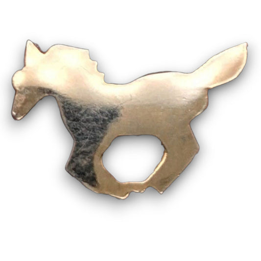 Sarah Coventry Vintage Equestrian Gold Tone Horse Lapel Pin 1 Inch