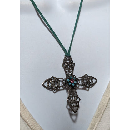 Express Retro Celtic Cross Pendant Necklace