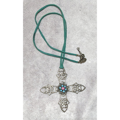 Express Retro Celtic Cross Pendant Necklace