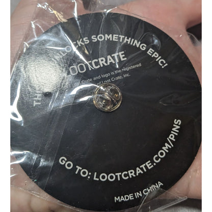 Geekcore Fantasy Kingdom Crest Loot Crate August 2017 Crest Lapel Pin