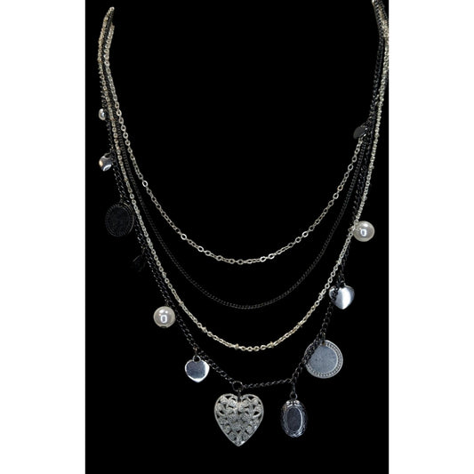 Y2K Victorian Style Express Charm Necklace With Tiny Locket