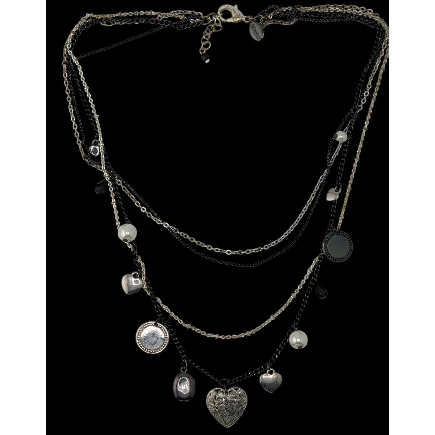 Y2K Victorian Style Express Charm Necklace With Tiny Locket