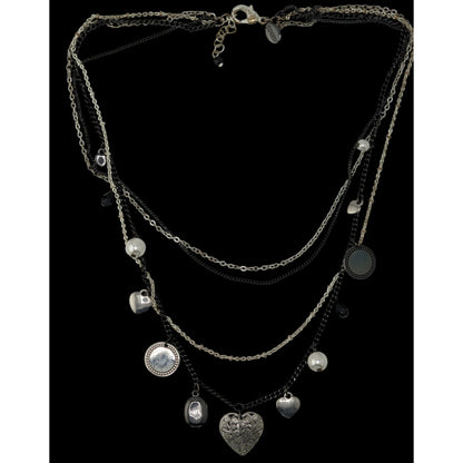 Y2K Victorian Style Express Charm Necklace With Tiny Locket
