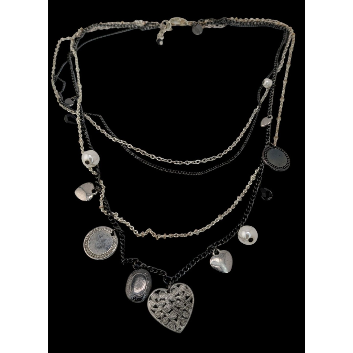 Y2K Victorian Style Express Charm Necklace With Tiny Locket