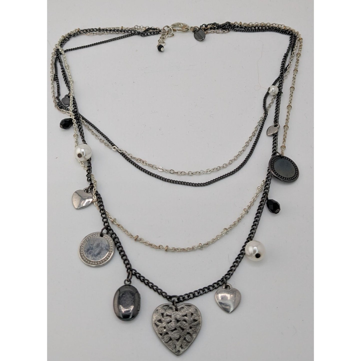 Y2K Victorian Style Express Charm Necklace With Tiny Locket