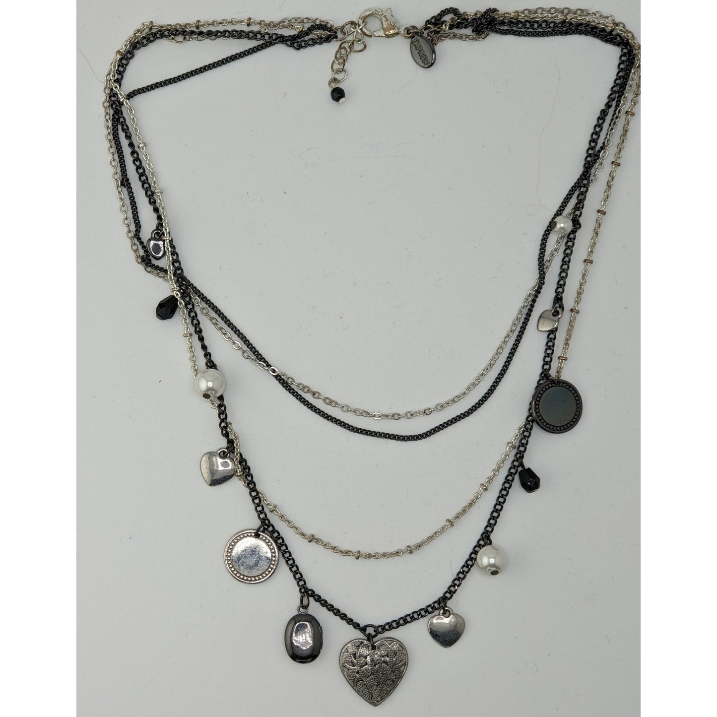 Y2K Victorian Style Express Charm Necklace With Tiny Locket