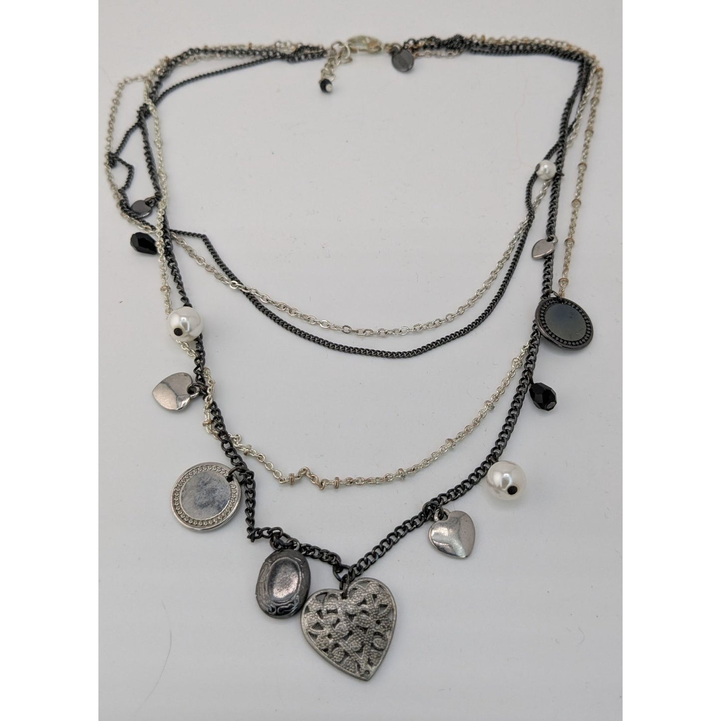 Y2K Victorian Style Express Charm Necklace With Tiny Locket