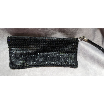 Gothic Black Metal Chain Maille Mesh Clutch